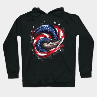 Patriotic Eel Hoodie